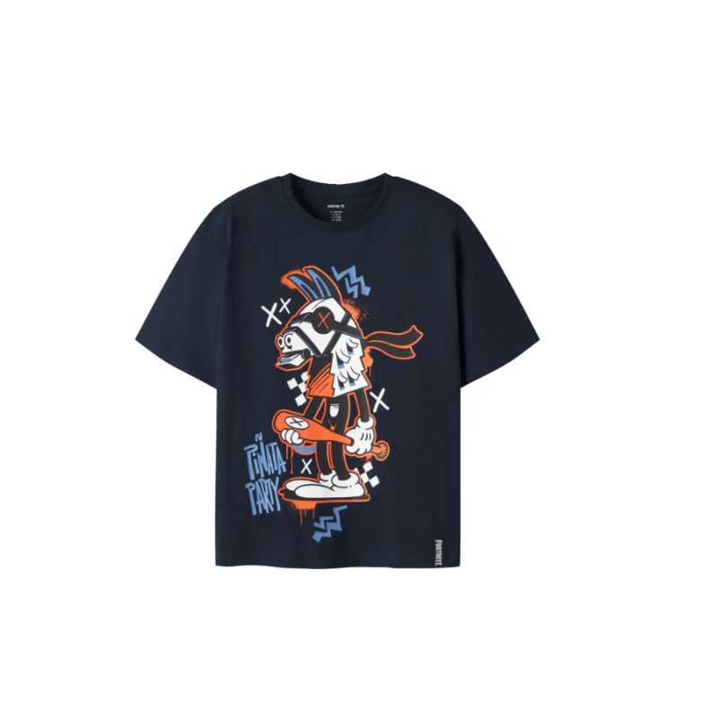 NAME IT KIDS Jef fortnite kortærmet box t-shirt - Navy Blazer