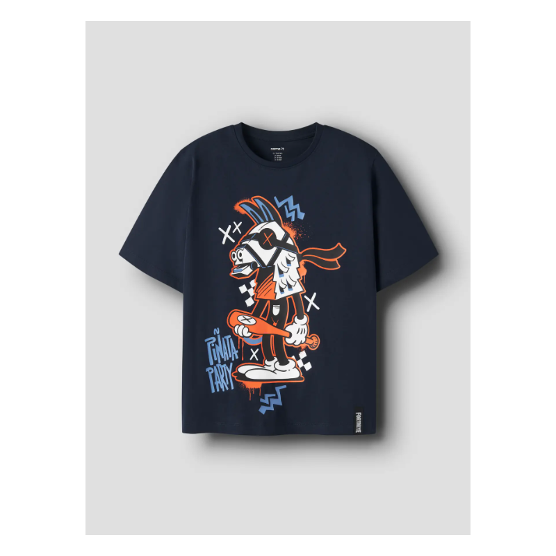 NAME IT KIDS Jef fortnite kortærmet box t-shirt - Navy Blazer