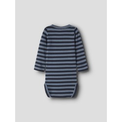 NAME IT BABY Banio langærmet body - Dark Sapphire