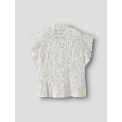 LMTD Flace kortærmet capsl t-shirt - White Alyssum