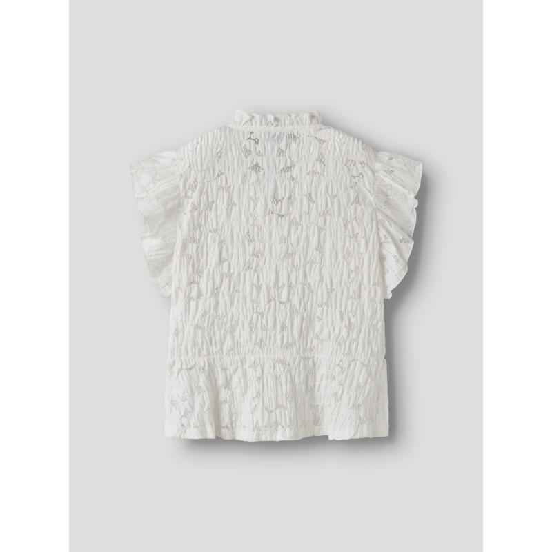 LMTD Flace kortærmet capsl t-shirt - White Alyssum
