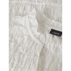 LMTD Flace kortærmet capsl t-shirt - White Alyssum