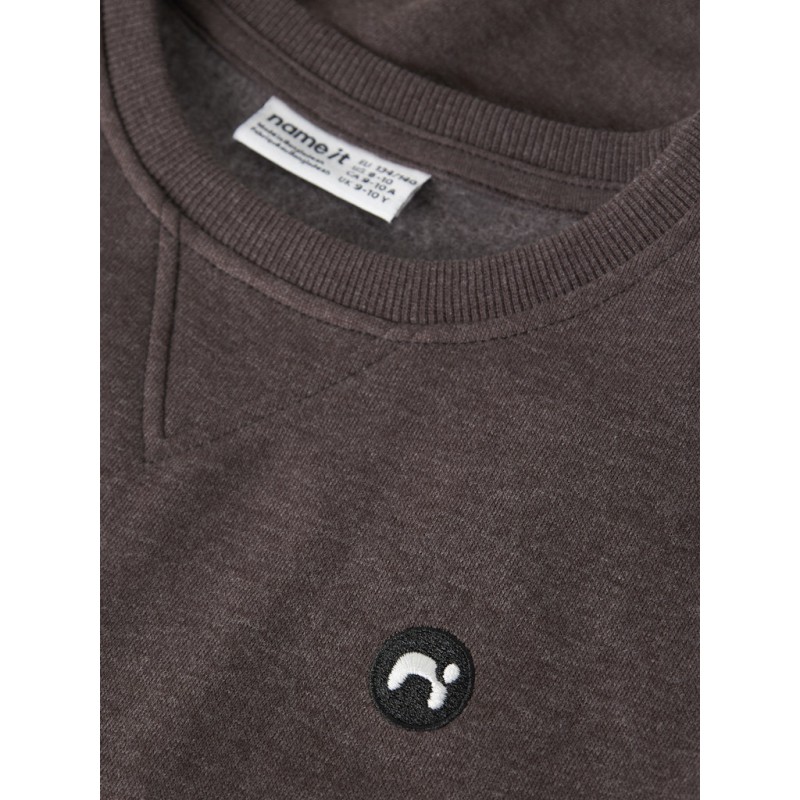 NAME IT Kids Vimo Langærmet Sweatshirt - French Roast