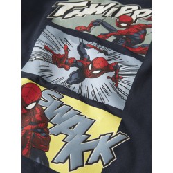 NAME IT MINI Jarl spider langærmet bluse - Navy Blazer