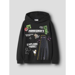 NAME IT KIDS Ju minecraft sweatshirt - Black