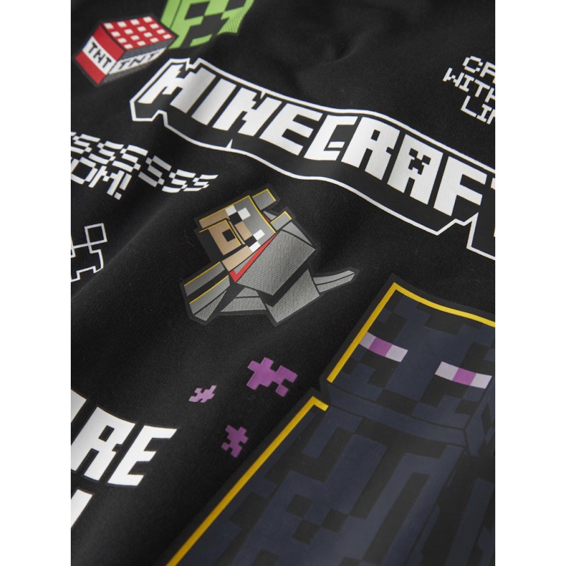 NAME IT KIDS Ju minecraft sweatshirt - Black