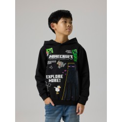 NAME IT KIDS Ju minecraft sweatshirt - Black