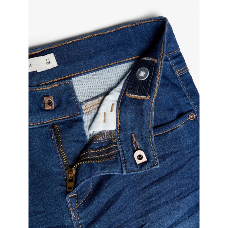 NAME IT KIDS DENIM THAYERS JEANS - DARK BLUE DENIM