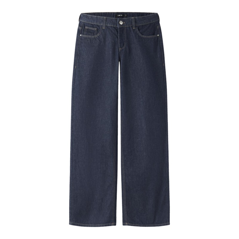 LMTD Birm wide jeans - Dark Blue Denim