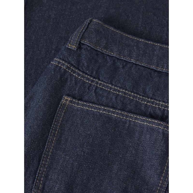 LMTD Birm wide jeans - Dark Blue Denim