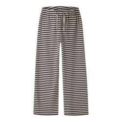 NAME IT Kids Suraja Straight Fit Bukser - Black Coffee W. PEYOTE