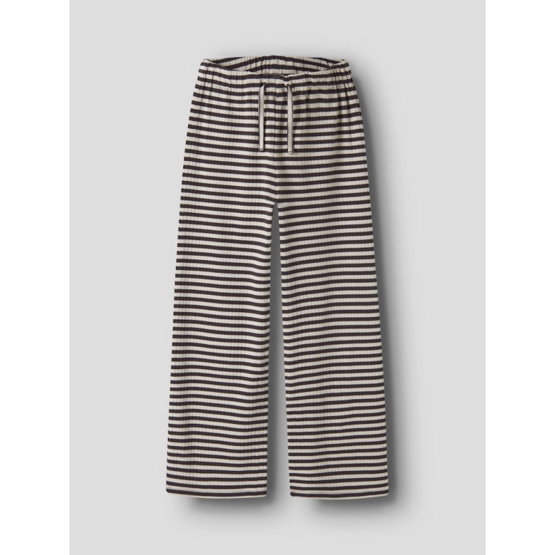 NAME IT Kids Suraja Straight Fit Bukser - Black Coffee W. PEYOTE