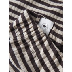 NAME IT Kids Suraja Straight Fit Bukser - Black Coffee W. PEYOTE