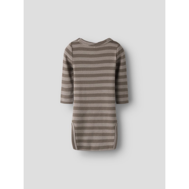 NAME IT BABY Banio langærmet body - Morel SATELLITE
