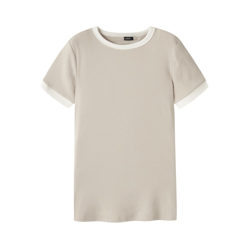 LMTD Kana con kortærmet t-shirt - Peyote W. White Alyssum