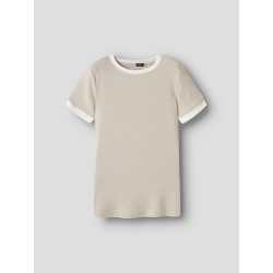 LMTD Kana con kortærmet t-shirt - Peyote W. White Alyssum
