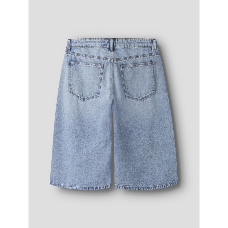 LMTD Birm denim loose knickers shorts - Light Blue Denim