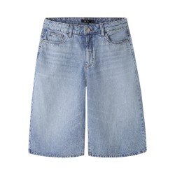 LMTD Birm denim loose knickers shorts - Light Blue Denim