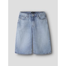 LMTD Birm denim loose knickers shorts - Light Blue Denim