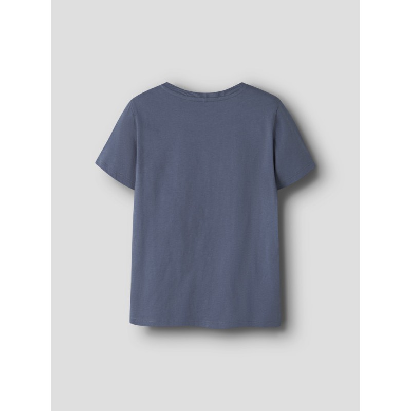 NAME IT KIDS Lorne kortærmet t-shirt - Vintage Indigo