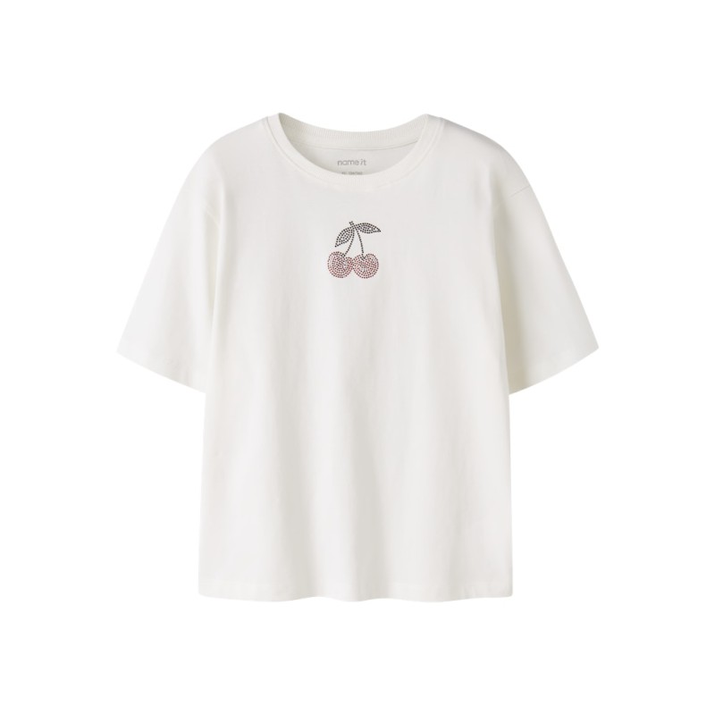NAME IT KIDS Karina kortærmet t-shirt - Wispy Clouds