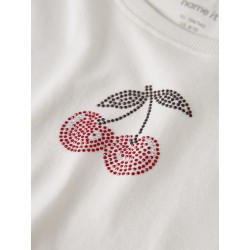 NAME IT KIDS Karina kortærmet t-shirt - Wispy Clouds