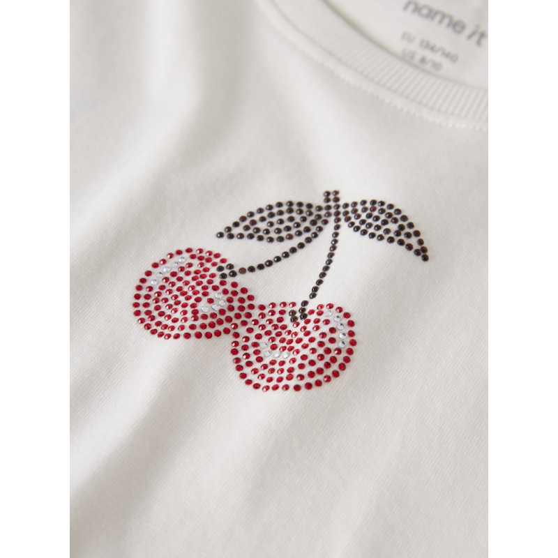 NAME IT KIDS Karina kortærmet t-shirt - Wispy Clouds