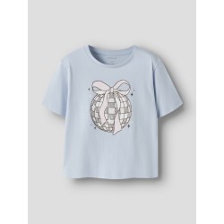 NAME IT MINI Katrina kortærmet t-shirt - Sheer Blue