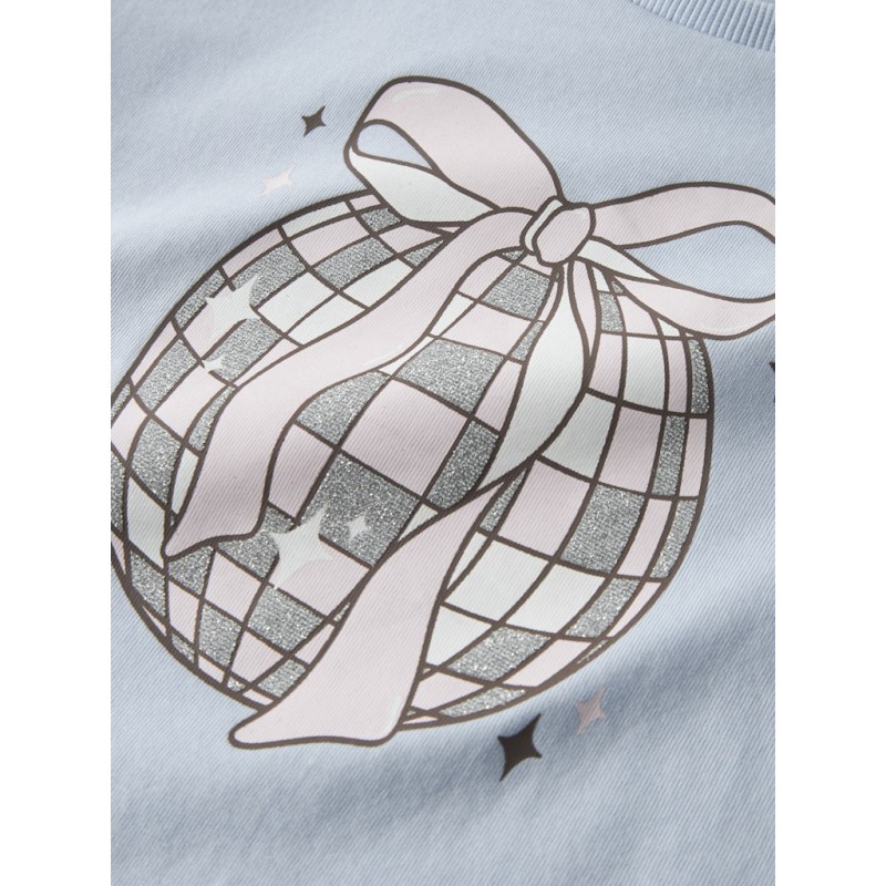 NAME IT MINI Katrina kortærmet t-shirt - Sheer Blue