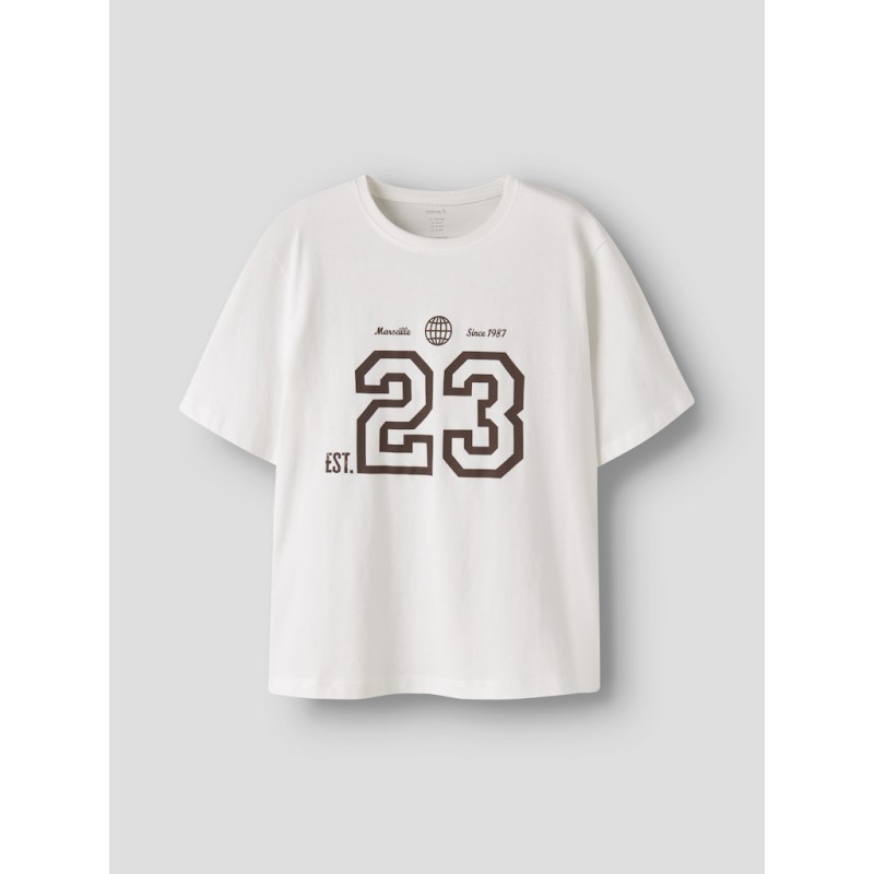 NAME IT KIDS Kristof kortærmet t-shirt - Wispy Clouds