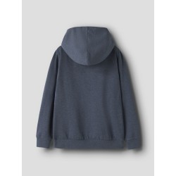 NAME IT KIDS Vimo langærmet sweat hoddie - Dark Sapphire
