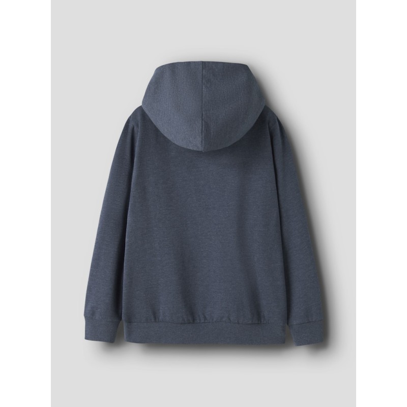 NAME IT KIDS Vimo langærmet sweat hoddie - Dark Sapphire