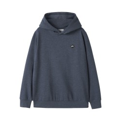 NAME IT KIDS Vimo langærmet sweat hoddie - Dark Sapphire