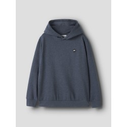 NAME IT KIDS Vimo langærmet sweat hoddie - Dark Sapphire