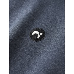 NAME IT KIDS Vimo langærmet sweat hoddie - Dark Sapphire