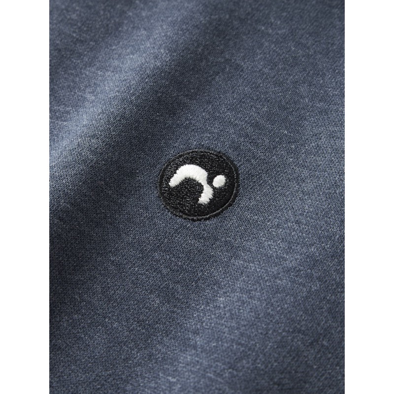 NAME IT KIDS Vimo langærmet sweat hoddie - Dark Sapphire