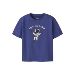 NAME IT MINI Karsil kortærmet t-shirt - Deep Ultramarine