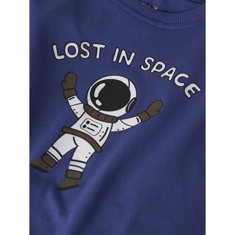 NAME IT MINI Karsil kortærmet t-shirt - Deep Ultramarine