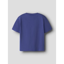 NAME IT MINI Karsil kortærmet t-shirt - Deep Ultramarine