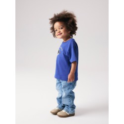 NAME IT MINI Karsil kortærmet t-shirt - Deep Ultramarine