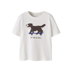NAME IT MINI Karsil kortærmet t-shirt - Wispy Clouds