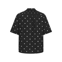 ONLY CARMAKOMA Carrie dot trekvartærmer t-shirt - Black