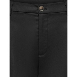 ONLY CARMAKOMA Baia hør wide bukser - Black