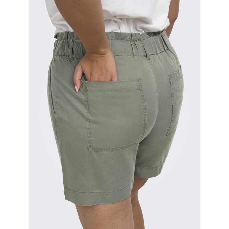 ONLY CARMAKOMA Zanzi shorts - Smokey Olive