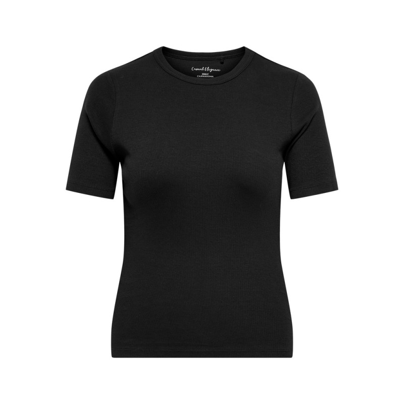 ONLY CARMAKOMA Val Kortærmet T-shirt - Black