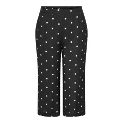 ONLY CARMAKOMA Carrie dot culotte bukser - Black