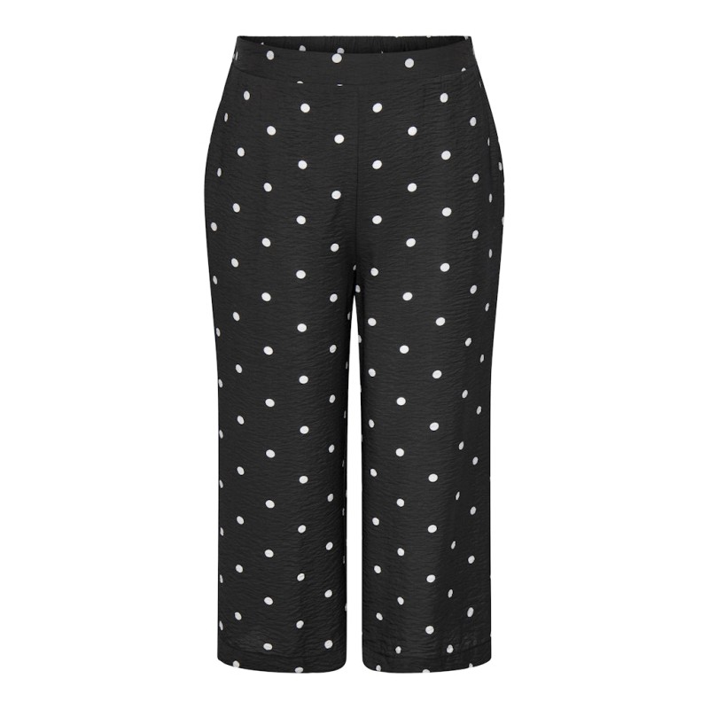 ONLY CARMAKOMA Carrie dot culotte bukser - Black