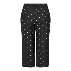 ONLY CARMAKOMA Carrie dot culotte bukser - Black
