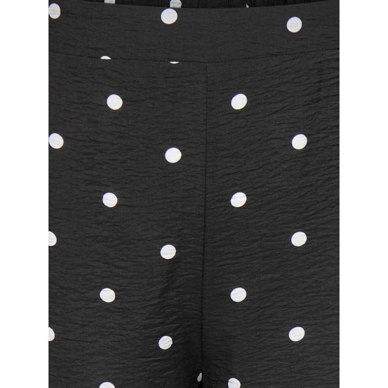 ONLY CARMAKOMA Carrie dot culotte bukser - Black