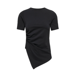 ONLY Lise kortærmet rushing t-shirt - Black